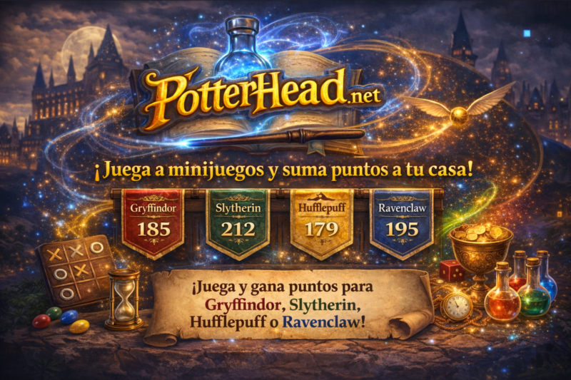 ⭐ ¡Los Minijuegos de PotterHead.net Ya Están Aquí! ⭐