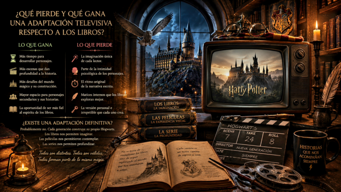 ¿Qué pierde y qué gana una adaptación televisiva respecto a los libros?