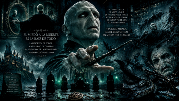 Voldemort y el miedo a la muerte: la tragedia de un hombre que quiso escapar de sí mismo